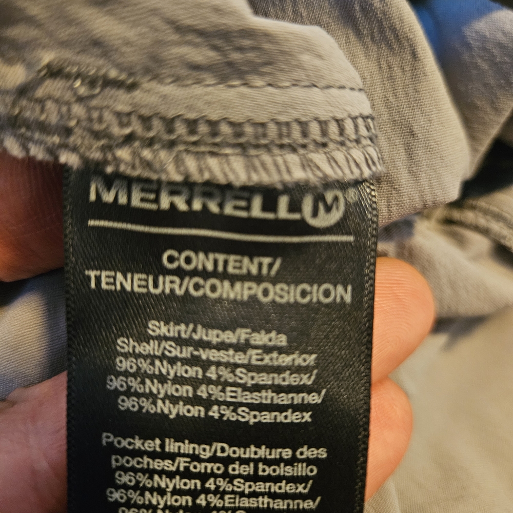 Merrell NWT gray Miniskirt 4 - Picture 6 of 8